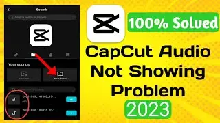 How to fix audio problem in capcut | Audio not working in capcut