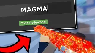 NEW *CODE* FOR MAGMA WEAPON SKIN! (Roblox Arsenal)