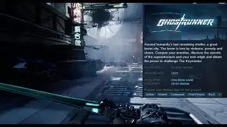 + Ghostrunner + PREVIEW / Trailer + Cyberpunk Sci-Fi Platformer FPS +