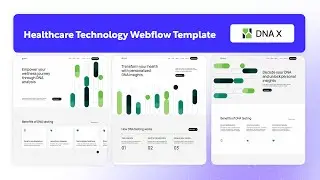 Healthcare Technology Website Template | DNA X - BRIX Templates