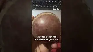 My first lather ball. It is about 35 years old