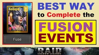 *BEST WAY* to Complete the ~FUSION EVENTS!~.. (Tips to Save ENERGY & TIME).. RAID: Shadow Legends