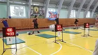 Гиревой спорт. Рывок 12кг: 212 св.48кг сумма ДВ 197 - 1 место