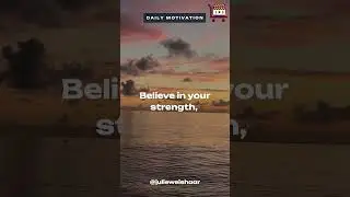 Believe in your strength, not in others' applause.