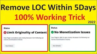 How To Remove Limited Originality Of Content | limited originality of content fix 2022