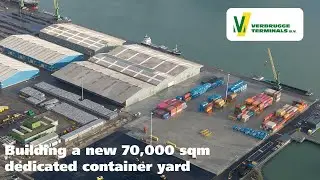 Building a new 70,000 sqm dedicated container yard