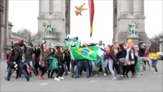 Harlem Shake Brussels - Brazilians in Belgium!