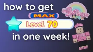 how to level up fast (hello kitty cafe) 💓