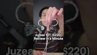 I did NOT expect to like these IEMS! Juzear 61T Review in a Minute #headphones #inearmonitors