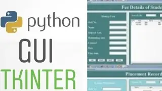 Python GUI Application | Tkinter and MySQL | Student Management System