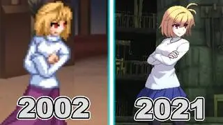 Melty Blood - Game Evolution (2002 - 2021)