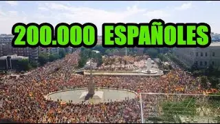 200.000 ESPAÑOLES se manifiestan en Colón contra los INDULTOS