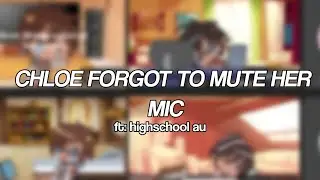Chloe forgot to turn off her mic 『Pokémon Journeys//Highschool AU Gacha Club』Slight Chloe x Dawn (?)