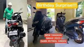 NEW YAMAHA NMAX 2023 DARK PETROL GREEN | Birthday Surprise