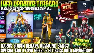 FREE FIRE! BOCORAN INCUBATOR BUNDLE ANCIENT HAUNTERS,EVENT GRATIS,DIAMOND ROYALE,WEAPON ROYALE BARU