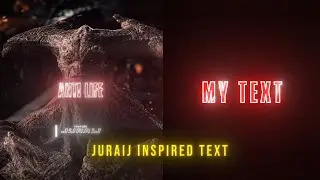 Text Like @juraijeditzz | After Effects Text Tutorial
