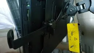 laptop arm installed