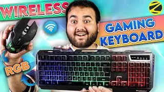 Zebronics ZEB-Transforner Pro - Wireless Gaming Keyboard Mouse!🔥