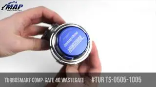 Turbosmart Comp-Gate40 40mm External Wastegate | 7 PSI Black/Blue