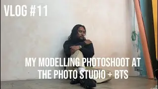 VLOG #11 - My Modelling Photoshoot at The Photo Studio + Behind the Scenes