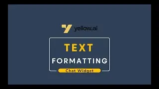 Text Formatting