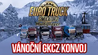 VÁNOČNÍ KONVOJ EURO TRUCK SIMULATOR 2 MULTIPLAYER TRUCKERSMP | 23.12.2023
