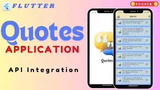 How to Create a Quotes App in Flutter with API Integration || API Integration in Flutter || 
