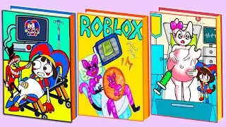 DIY 33 GAME BOOK THE AMAZING DIGITAL CIRCUS Pomni Pregnant & Poppy PlayTime 3 & Banbaleena Pregnant
