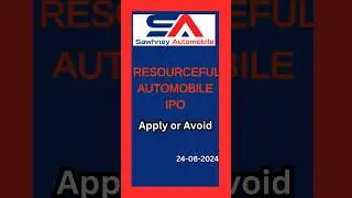 Resourceful Automobile IPO Review #shorts #ipo
