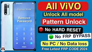 Live🔥 All Vivo Password Unlock - Reset Not Working | Activity Launcher Setup Fail Without PC 2024