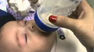 hayley ann's ear piercing!