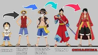 One Piece Straw Hat Pirates Outfits~ Straw Hats Members Evolution ~ #onepiece #anime #strawhats 🏴‍☠️