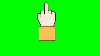 Middle Finger - Free Green Screen Effect
