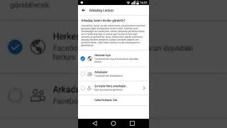Telefondan Facebook Arkadaş Listesini Gizleme