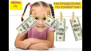 #5 СИСТЕМА ДЕНЕЖНЫХ КОНВЕРТОВ  , ИЮНЬ (1). НОВЫЕ  байндеры. Начинаю почти с нуля.