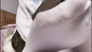 桃子女王有点脏dirty白袜white sock红绿灯调教