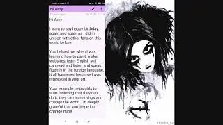 happy 40th birthday Amy Lee of Evanescence 🎈
