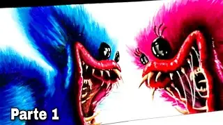 Dibujo al Nuevo Huggy Wuggy y Kissy Missy de Poppy Playtime Update | Parte 1 | CunsArt