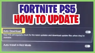 HOW TO UPDATE FORTNITE ON PS5 | HOW TO UPDATE FORTNITE ON PS5 FAST NEW UPDATE