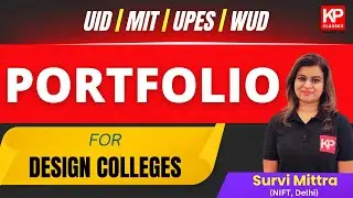 Portfolio for Design Colleges 🎯|  UID, MIT, UPES, WUD | How to make Portfolio