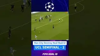 Man City Destroy Real Madrid #shorts #shortvideo #ucl