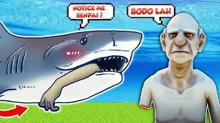 KASIAN SEKALI KAKEK BAR-BAR INI, TANGANNYA DI MAKAN HIU WIBU !!