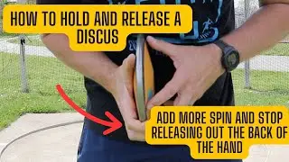 How to Grip and Release the Discus Correctly! Discus Mistakes and Corrections - Drills