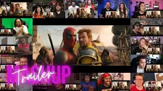 Deadpool & Wolverine - FINAL Trailer Reaction Mashup - ❤️💛 - Ryan Reynolds & Hugh Jackman