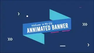 Animated GIF Banner | Logo/Website ADS Banner | After Effects