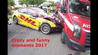 CRAZY AND FUNNY MOTORSPORT MOMENTS 2017!!