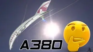 Airbus A380 Interesting Chemtrail