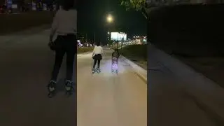 Sepatu Roda_Rolling Fun Malam #inlinefreestyle #sepaturoda #shortvideo #inlineskate