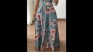 Яркое платье для полных