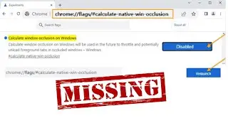 Fix Missing 'Calculate Window Occlusion' on Chrome/Edge | Step-by-Step Guide